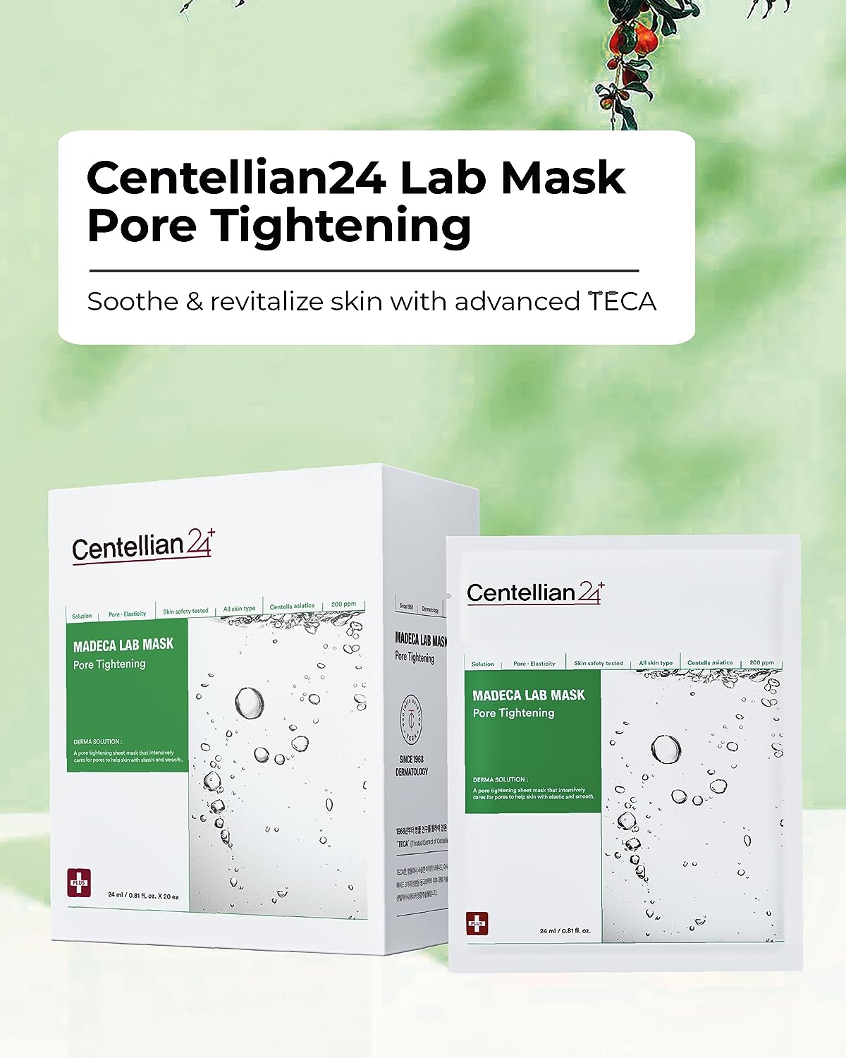 Centellian 24 Madeca Lab Mask Pore Tightening image 1