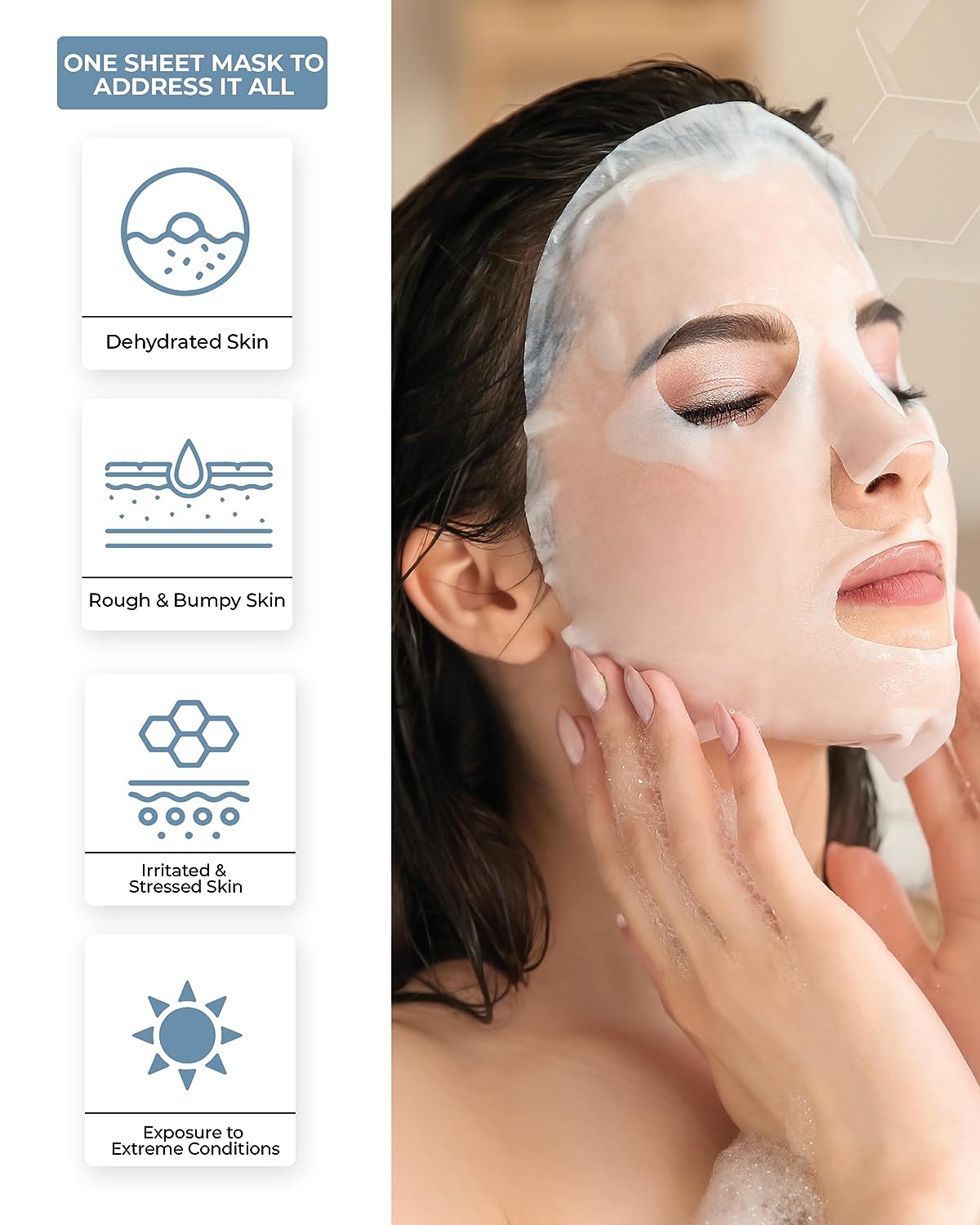 Madeca Lab Mask Water Hydrating | 20 ea | Deep Hydration Face Mask