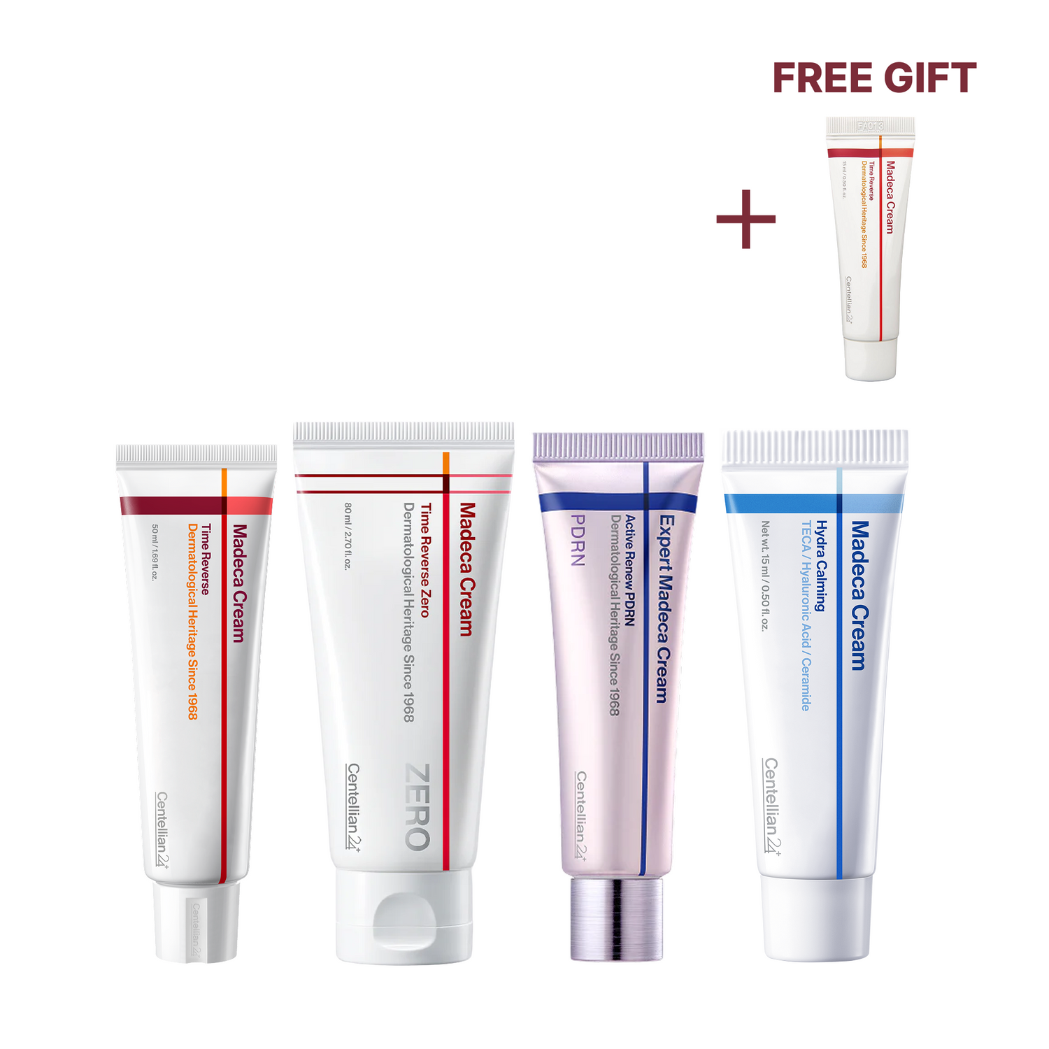 Madeca Cream Collection | 4 Madeca Cream Set + Free Time Reverse 0.5 fl oz