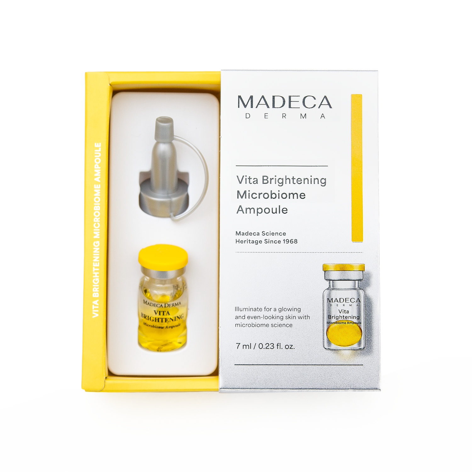 Madeca Derma Vita Brightening Microbiome Ampoule | 0.23 fl oz | Bright, Even Skin Tone