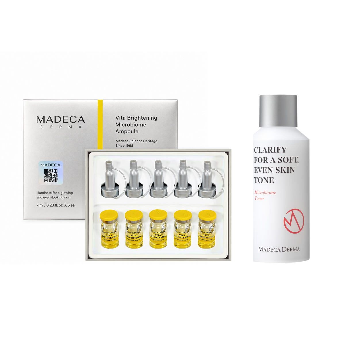 Vita Brightening Microbiome Ampoule 5 ea + Toner Duo