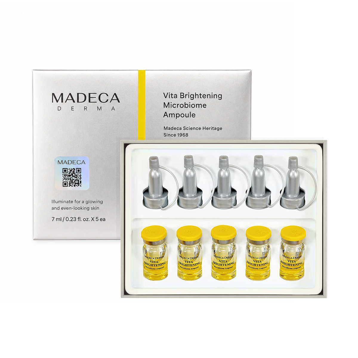Vita Brightening Microbiome Ampoule | 0.23 fl oz x 5 ea | Bright, Even Skin Tone