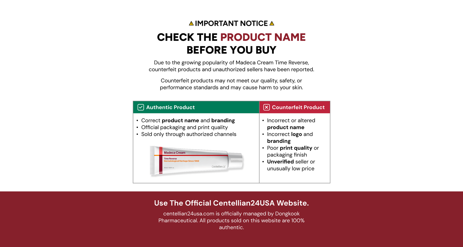 Counterfeit Awareness